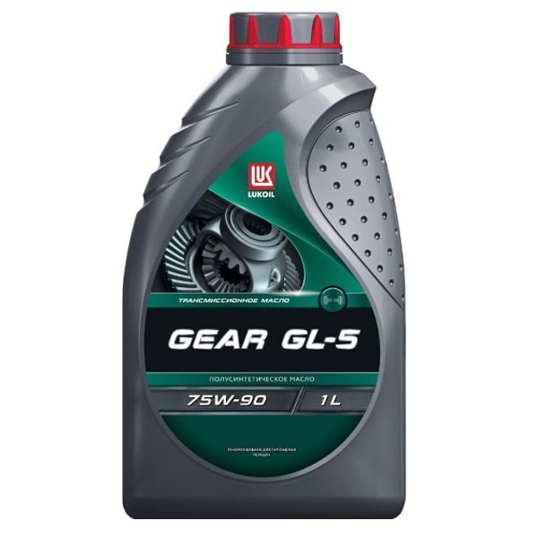 Трансмиссионное Лукойл GEAR 75W90 1л Полусинтетика GL-5 (3590928)