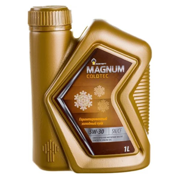 Моторное Rosneft Magnum Coldtec 5W30 1л Синтетика бензин/дизель SN/CF