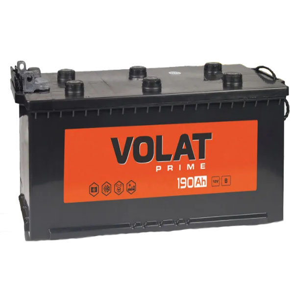 6СТ-190 * VOLAT Prime Professional прямая 1250А 513x223x223 конус