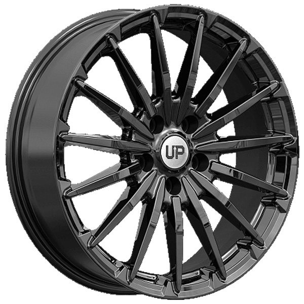 7.5x18 5x112 43(ET) 66.6(DIA) Wheels UP Up128 New Black (KC1085) (сфера)