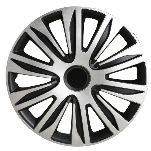 Колпаки колесные R16 Arnezi A0702026 4шт (серебристо-черные) ABS-пластик GALAXY