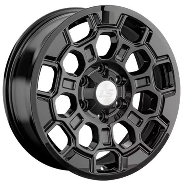 8x18 6x139.7 36(ET) 100.1(DIA) LS 1364 BK (конус, Колпак+лого)