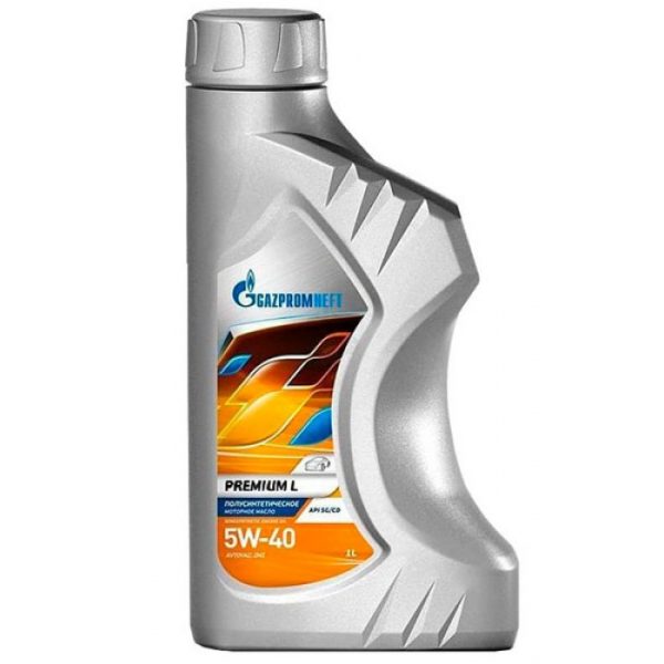 Моторное Gazpromneft Premium L 5W40 1л Полусинтетика бензин/дизель SL/CF A3/B3