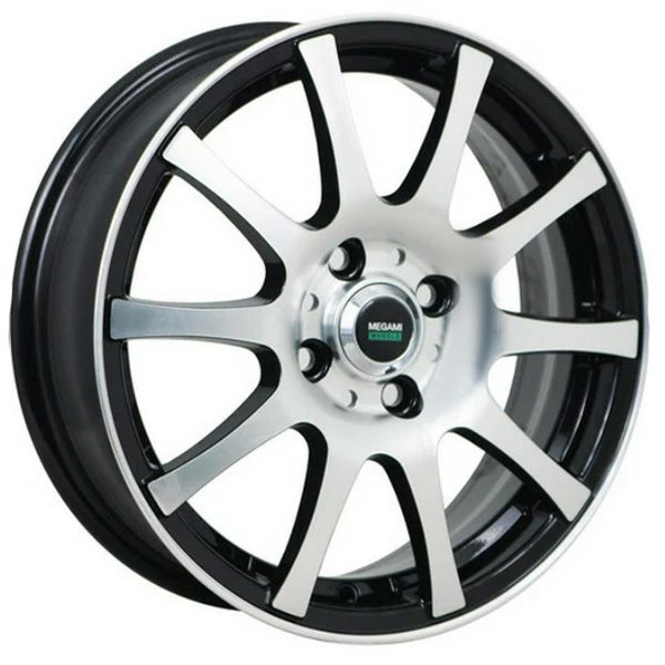 6x15 4x100 40(ET) 60.1(DIA) Megami MGM-2 BKF