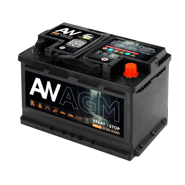 6СТ-70 * ACCUMWORLD AGM обратная 700А 278x175x190