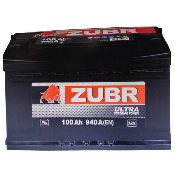 6СТ-100 * ZUBR ULTRA обратная 940А 353x175x190