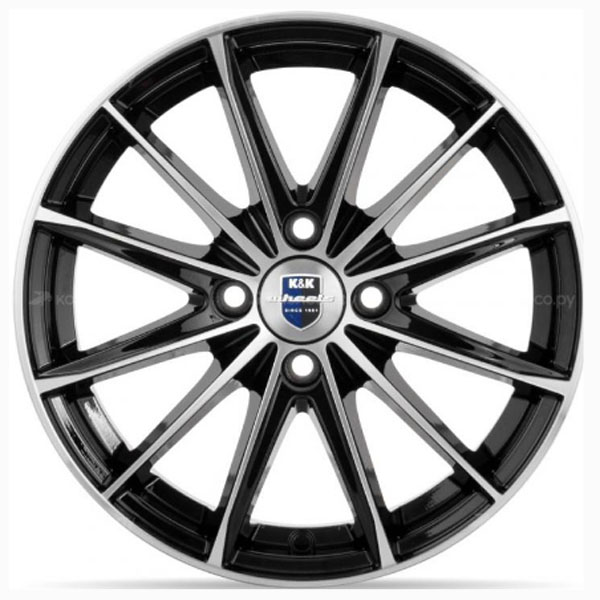 6x15 4x100 50(ET) 60.1(DIA) RAPID Пойнт Бланк-оригинал KC884 Алмаз черный SK