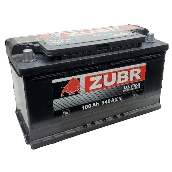 6СТ-100 * ZUBR ULTRA прямая 940А 353x175x190