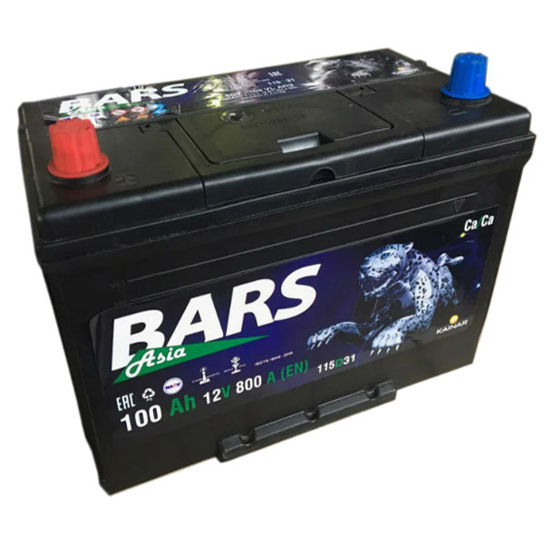 6СТ-100 * BARS прямая 830А 353x175x190