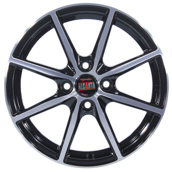 6x15 4x100 46(ET) 54.1(DIA) ALCASTA M63 BKF