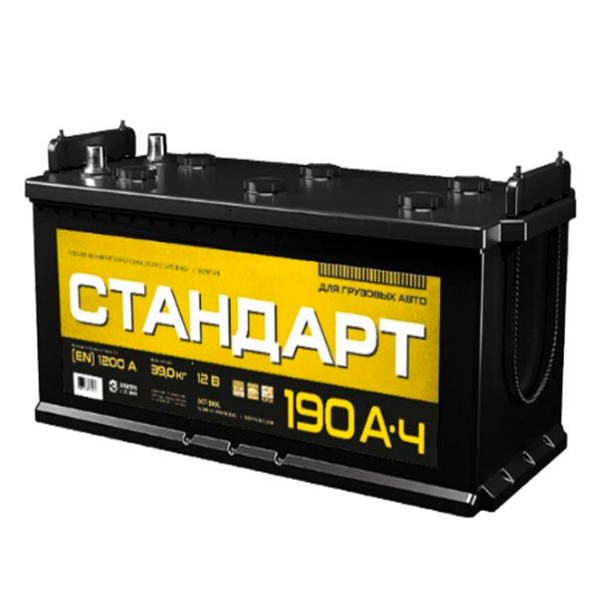 6СТ-190 * АкТех STANDARD прямая конус+болт 1250А 513x218x217 (Свирск, Россия)