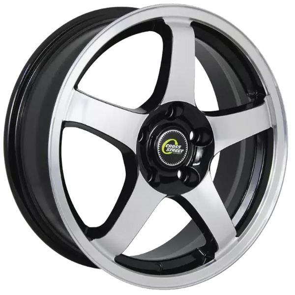 6x15 4x114.3 44(ET) 56.6(DIA) CROSS STREET CR-14 (A1051) BKF