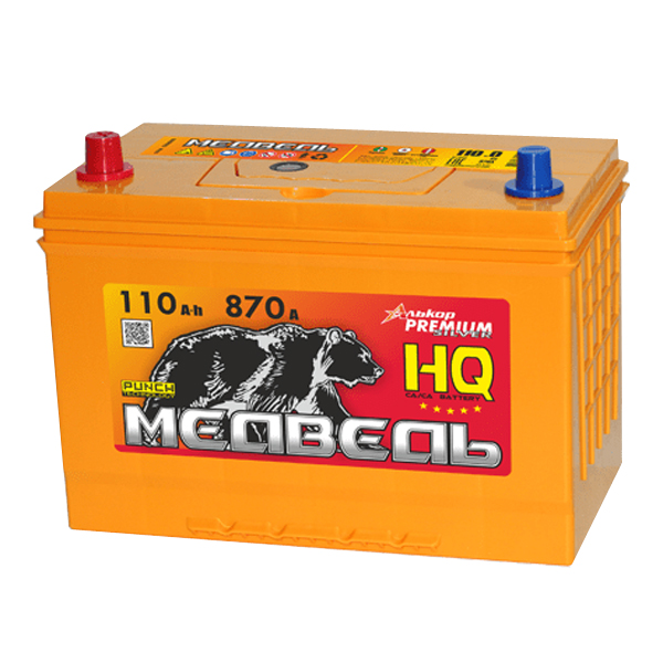 6СТ-110 * Тюменский Медведь обратная 900А 353x175x190 (Россия)
