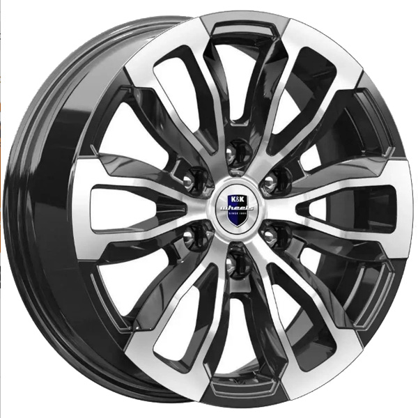 7.5x18 6x139.7 36(ET) 100.1(DIA) K&K Меконг Дарк платинум