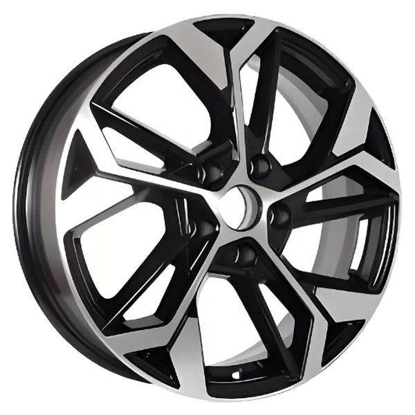 6.5x17 5x112 38(ET) 57.1(DIA) K&K Алмаз черный VW Tiguan (KC1062)