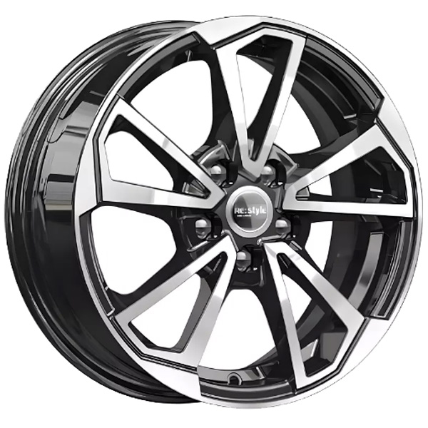 6x15 5x100 38(ET) 57.1(DIA) K&K KC1005 Алмаз черный Skoda Rapid NH