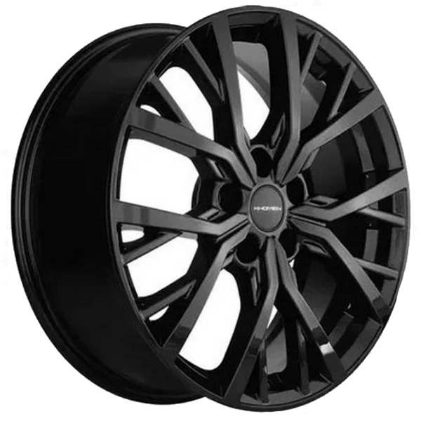 7x18 5x114.3 38(ET) 67.1(DIA) Khomen Wheels KHW1806 Black-FP Mitsubishi Outlander