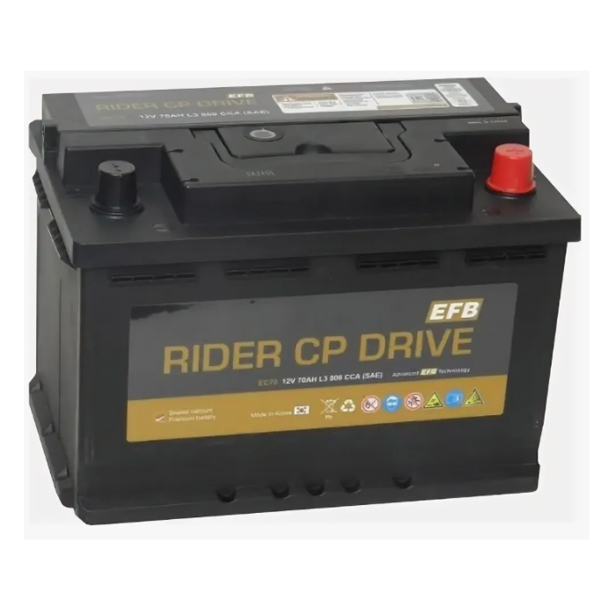 6СТ-70 * RIDER AGM обратная 700А 278x173x190