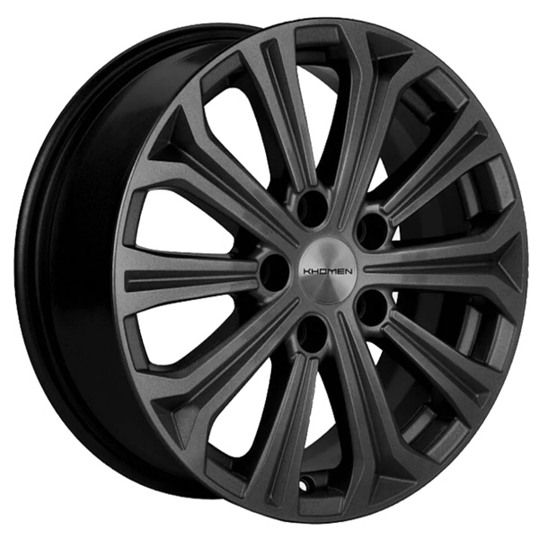 6.5x16 5x114.3 43(ET) 67.1(DIA) Khomen Wheels KHW1610 Black