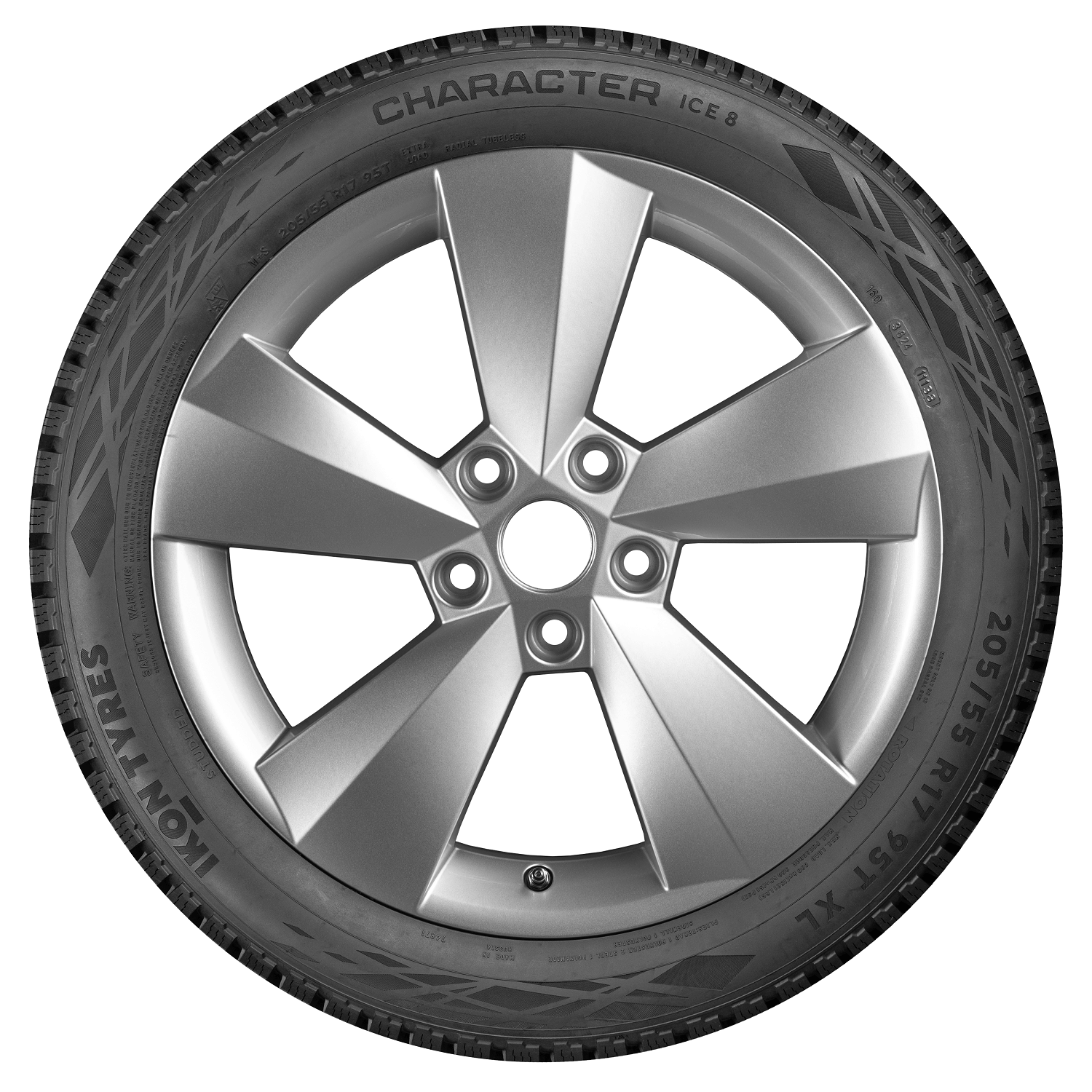 215/60R17 IKON TYRES Character ICE 8 бк шип 100 T XL 4 kind=photo angle=sidewall crop=full