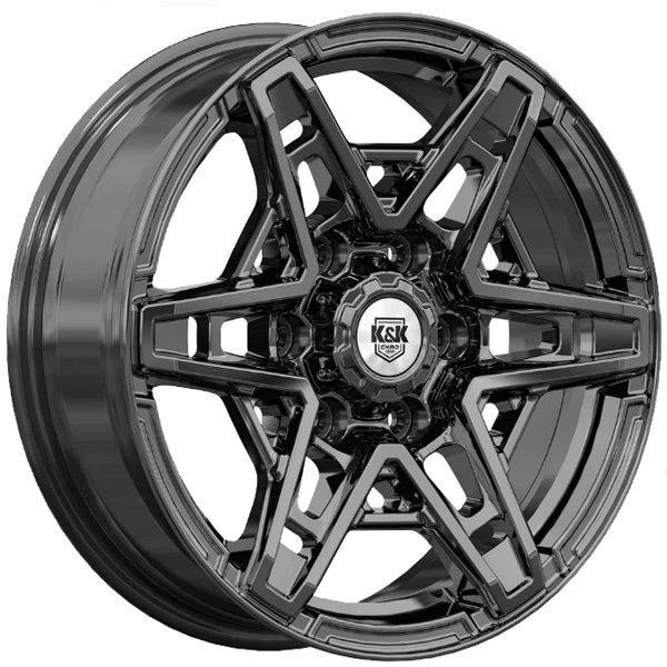 8x17 6x139.7 36(ET) 100.1(DIA) КиК Блэкберн (КС1129) Алмаз черный