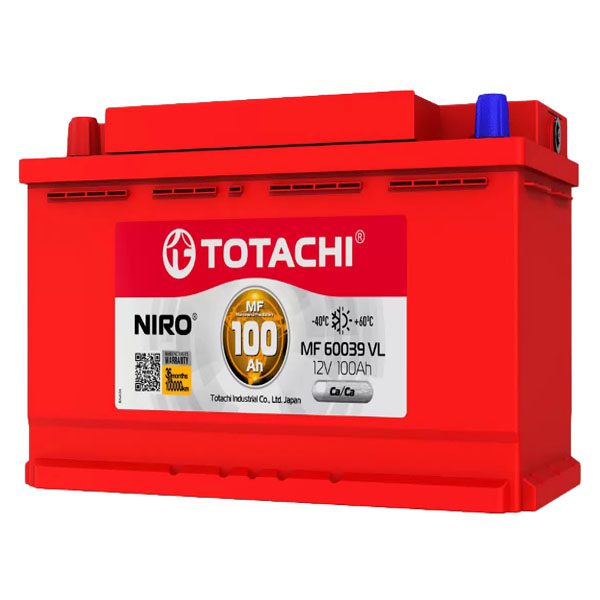 6СТ-100 * TOTACHI NIRO MF 60039 VL прямая (2024)